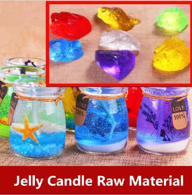 100g Jelly Wax Candle, DIY Candle Raw Material, Handmade Transparent
