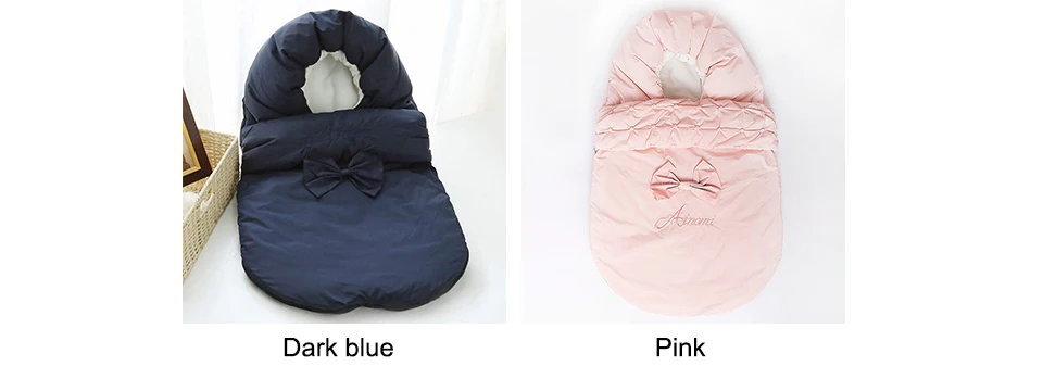 Baby Sleeping Bag Envelope Blanket Baby Cocoon Winter Sleepsacks Bow Swaddle Sack Envelope For Newborns Baby Carriage Sack