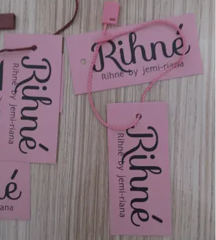 

custom printed paper hang tag/clothes swing tag/gift tag