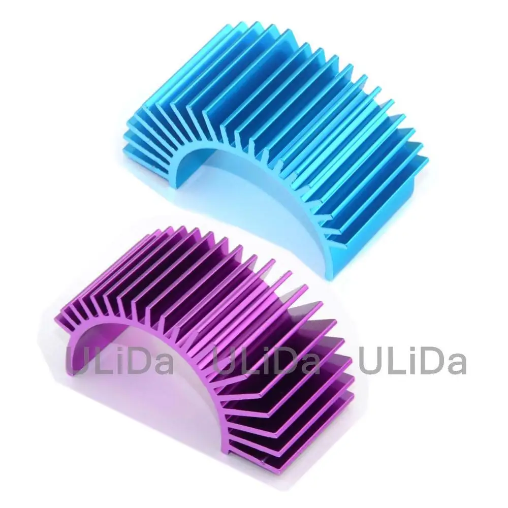 

Aluminum 540 550 Motor Heat Sink heatsink for 1/10 Tamiya HSP Car Truck Blue Purple