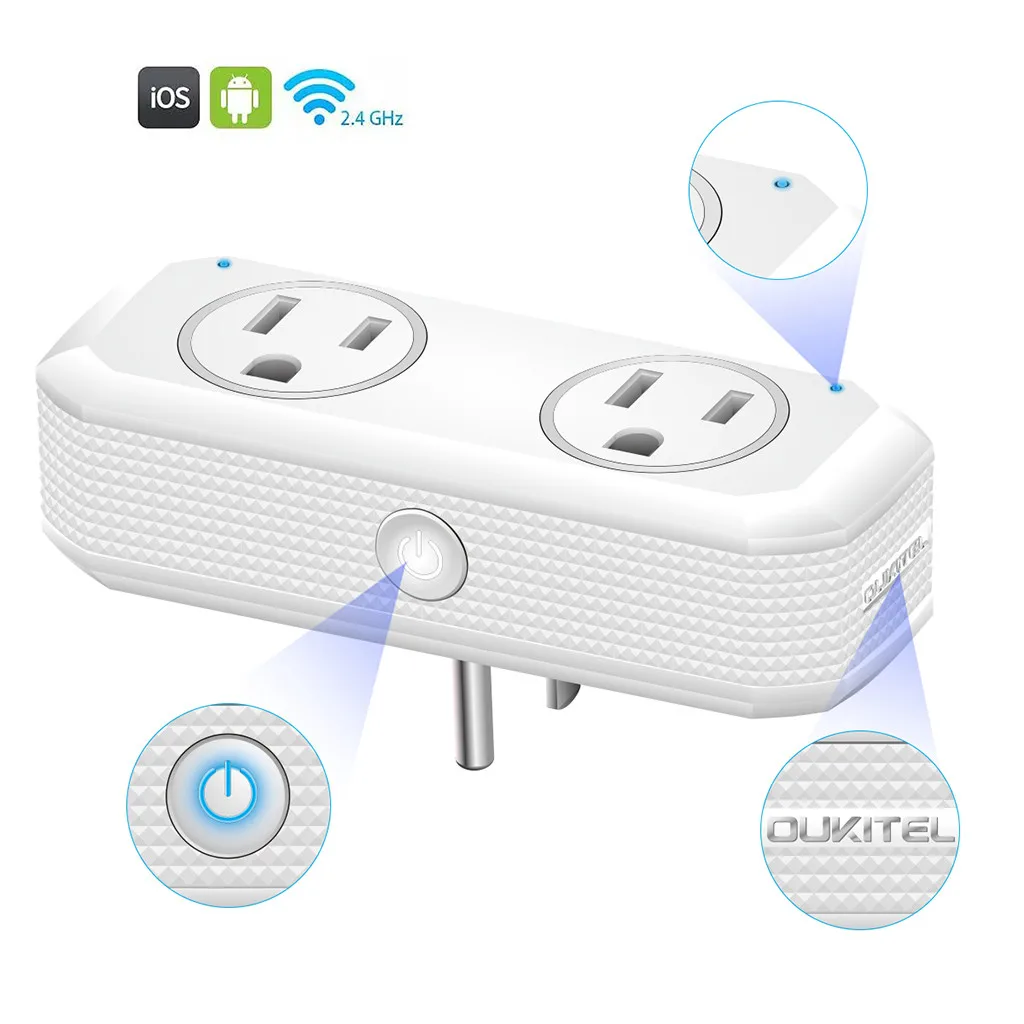Новинка 2019 умный WiFi телефон с дистанционным управлением розетка работает Amazon Alexa US Plug умная вилка Wifi ЕС|Умные