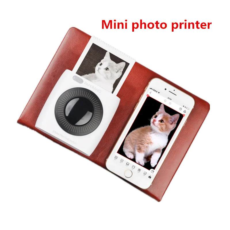 

NEW 300 dpi high-resolution portable printer USB/Bluetooth Thermal Printer Photo Picture Mini Printer iOS/Android and Windows