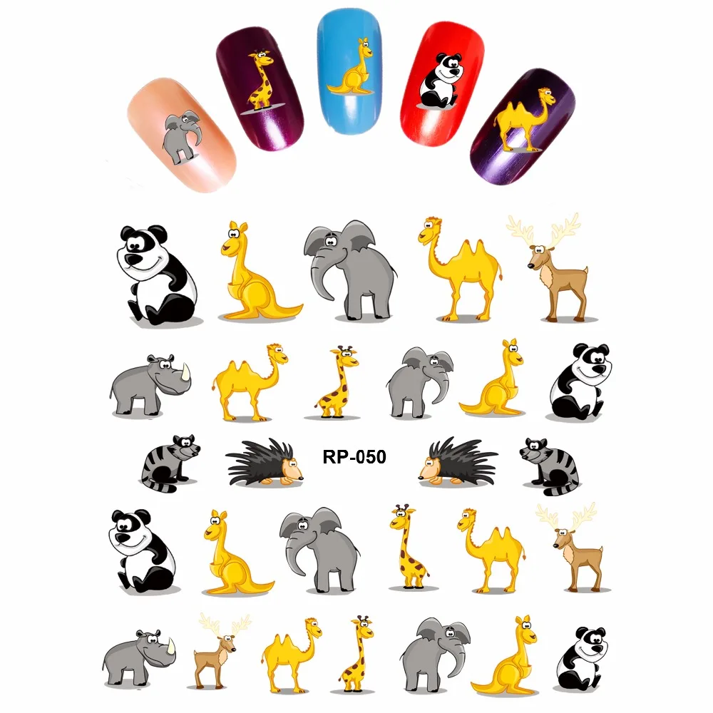 NAIL ART KECANTIKAN KUKU STIKER DECAL AIR SLIDER ZOO KARTUN HEWAN NAIL ART KECANTIKAN KUKU STIKER DECAL AIR SLIDER ZOO KARTUN HEWAN