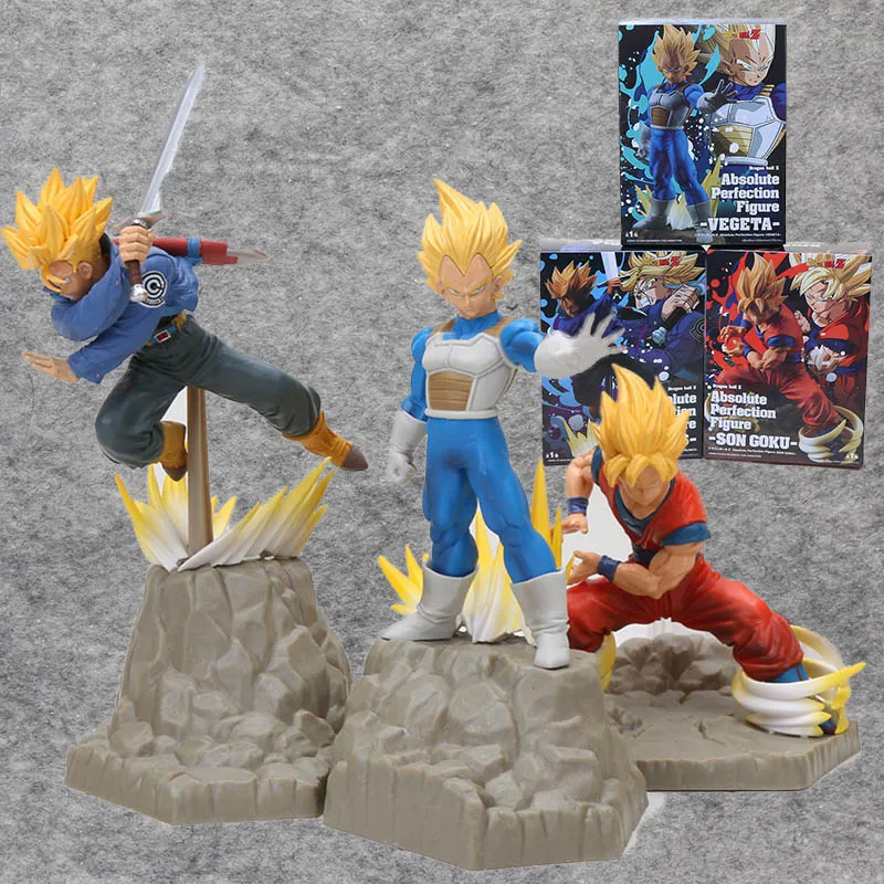

Dragon Ball Z APF Super Saiyan vegeta Trunks Goku battle ver . PVC Action Figure DBZ Collection Model toys absolute perfection