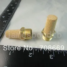 5 шт. Пневматический фильтр Глушитель Спеченная бронза 3/" BSPT