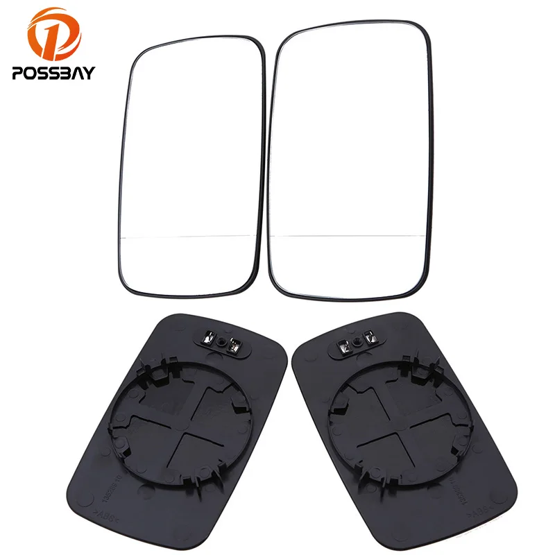 

POSSBAY Left Right Side Outside Heated Rear View Mirror for BMW 5-Series E39 Sedan/Wagon 1997-2003 Heating Rearview Mirror Glass