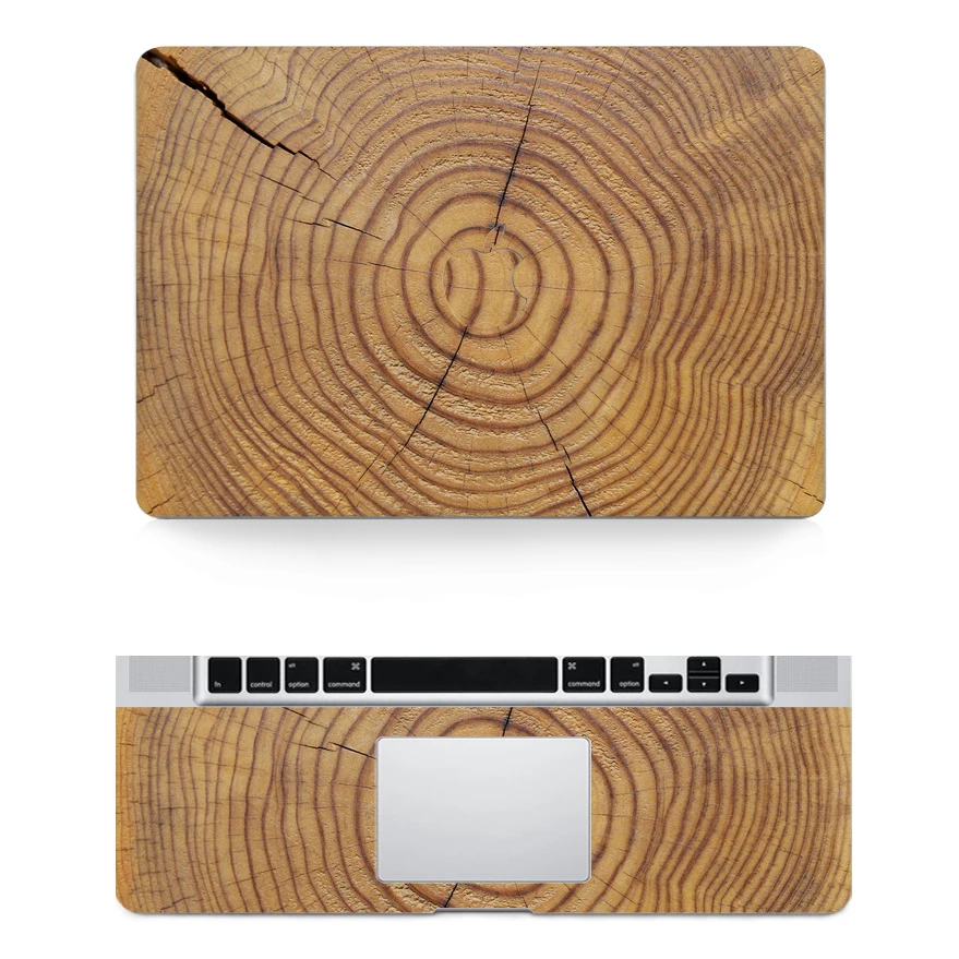 Wood Texture Vinyl Sticker Decal Skin Cover Case For Laptop Apple Macbook Pro Air Mac 11