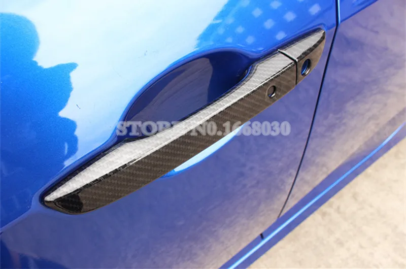 Накладка на дверную ручку из АБС углеволокна 8 шт. для Honda Civic 2016 2017 автомобильные