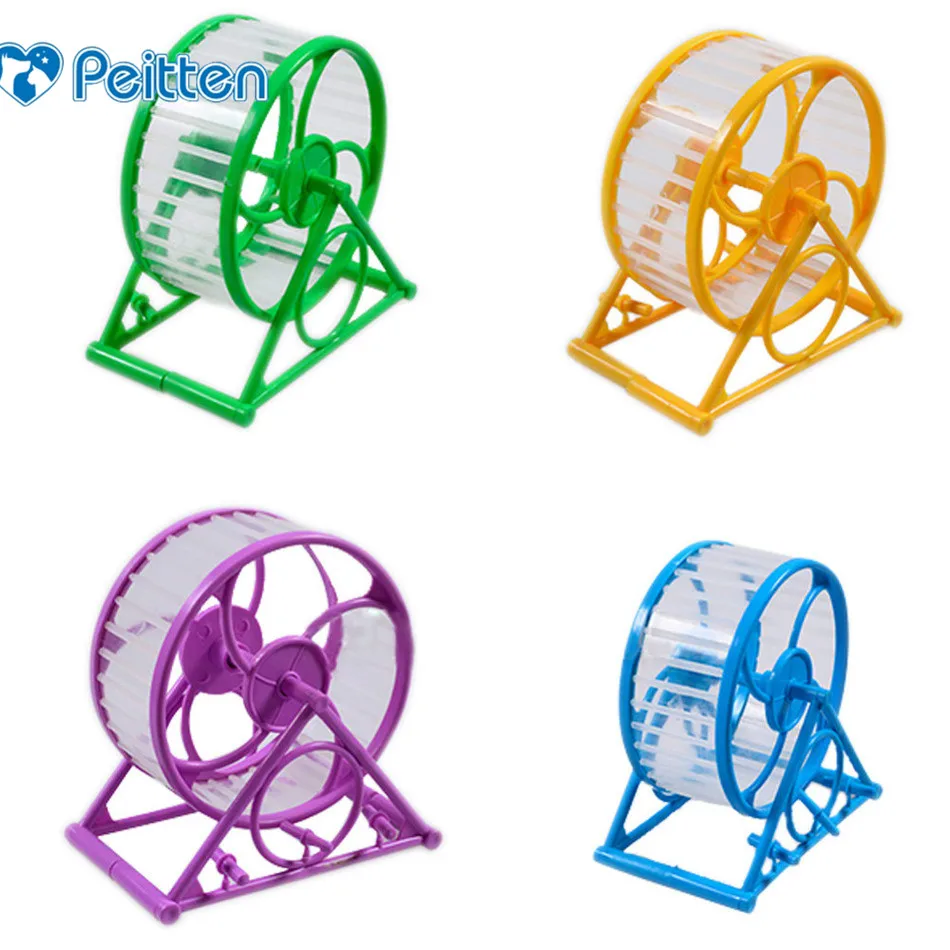 

Best Selling Pet Jogging Hamster Mouse Mice Small Exercise Toy Running Spinner Sports Wheel Pets Supplies Random Color