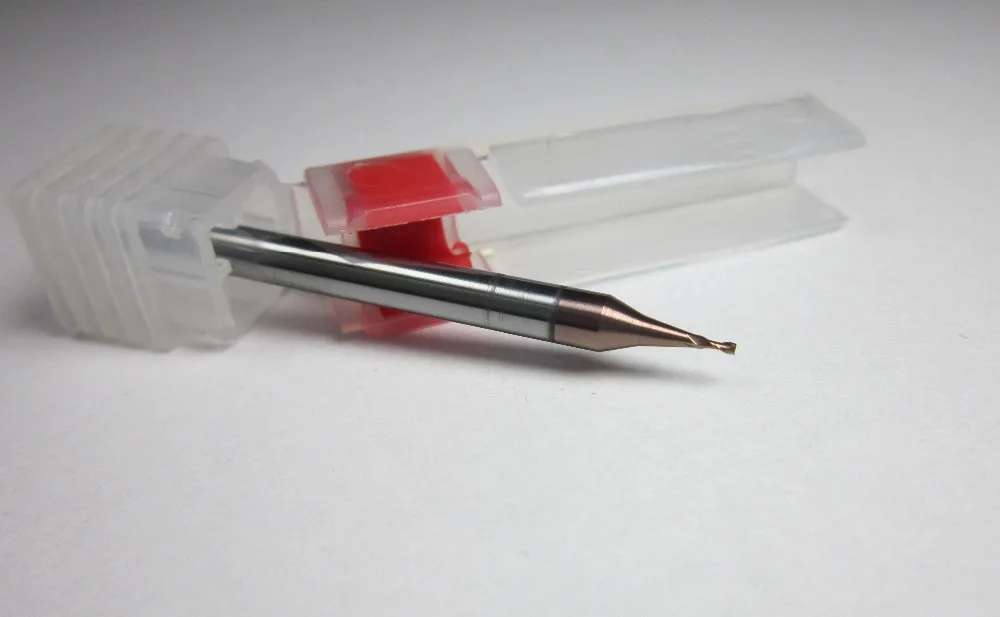 wholesale 10PCS micro end mills Dia 0.8MM HRC55 Tungsten Carbide Flat
