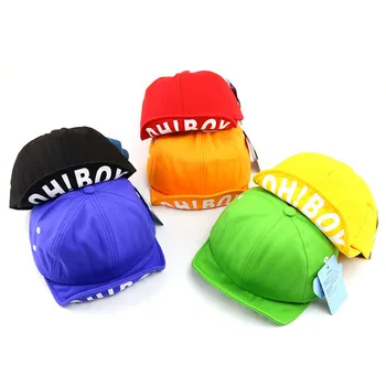 

New Baby hats Letters OH! BOY soft along the baseball cap Korean autumn boy girl hat kids photography props cap beanies snapback