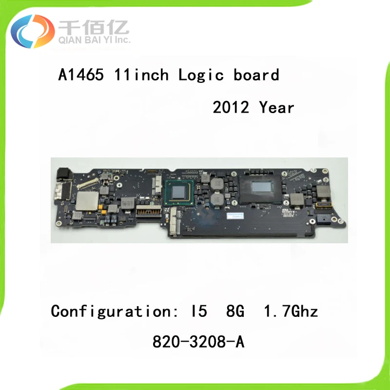 A1465 логическая плата i5 1 7 GHz 8GB для MacBook Air 11 6 '񟭌 год материнская 820 3208 A|laptop