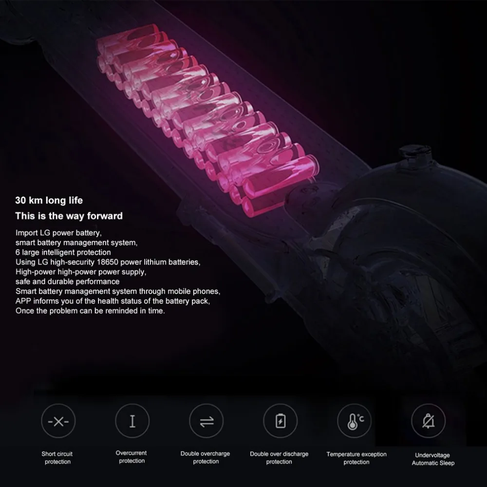 Flash Deal 2018 Xiaomi Electronic Scooter 2 Wheels Foldable Smart Scooter Skate Board Hoverboard Adult 30km Battery Bike Kick Scooters 14
