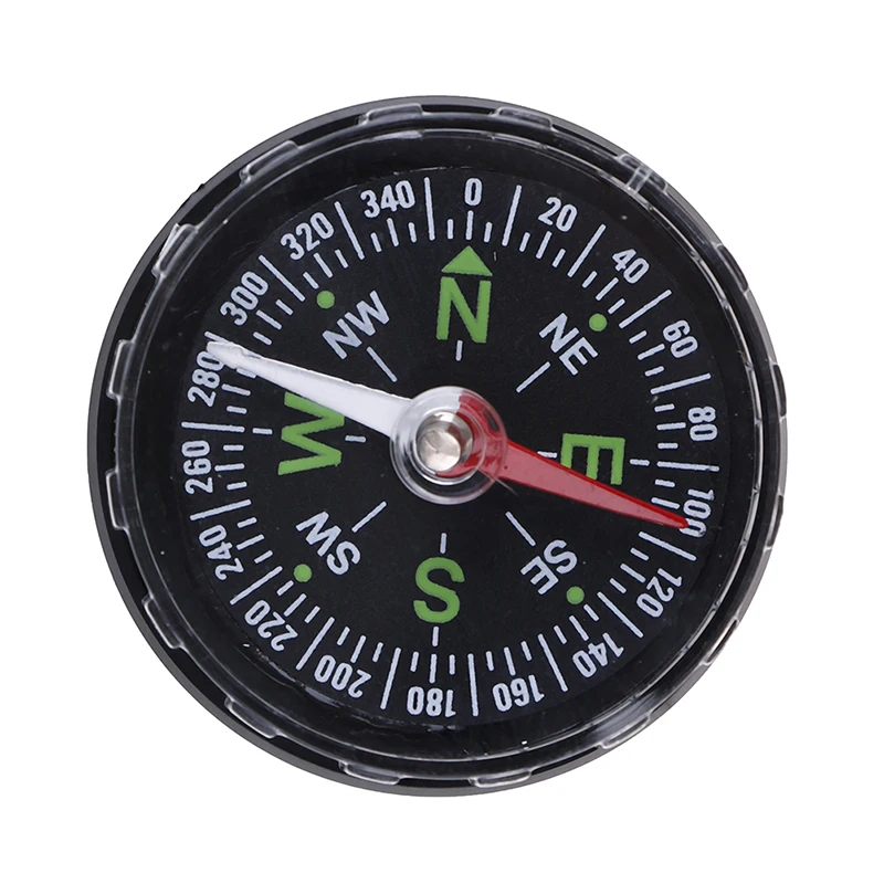 

Mini Precise Compass Practical Guider for Camping Hiking North Navigation Survival Button Design Compass