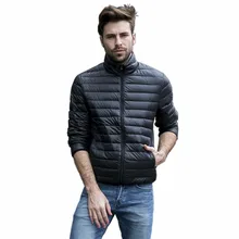 Tengo 2017 Qualität Marke Frühling Herbst Ultra Light Down 90% Weiß ente Unten Männer Jacken Mantel Männlich Unten Parkas männer tuch 7 farben