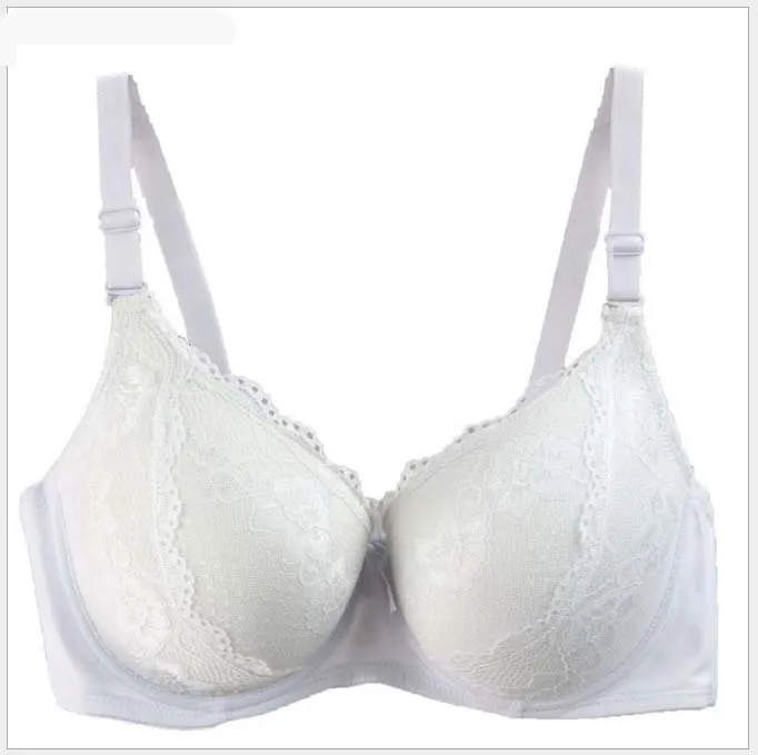 

Women Plus Size Bra 105E 100D 95C 90DD 85C C D E 3/4 Cup great Mother sexy Lace Bras Push Up bandeau Underwear dress lingerie B8