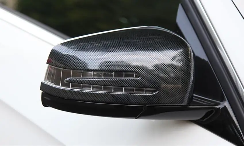 

For Mercedes-Benz W218 CLS 2012.2013.2014.2015.2016.2017 Carbon Fiber Rearview Mirror Cover Paste Installation Free shipping