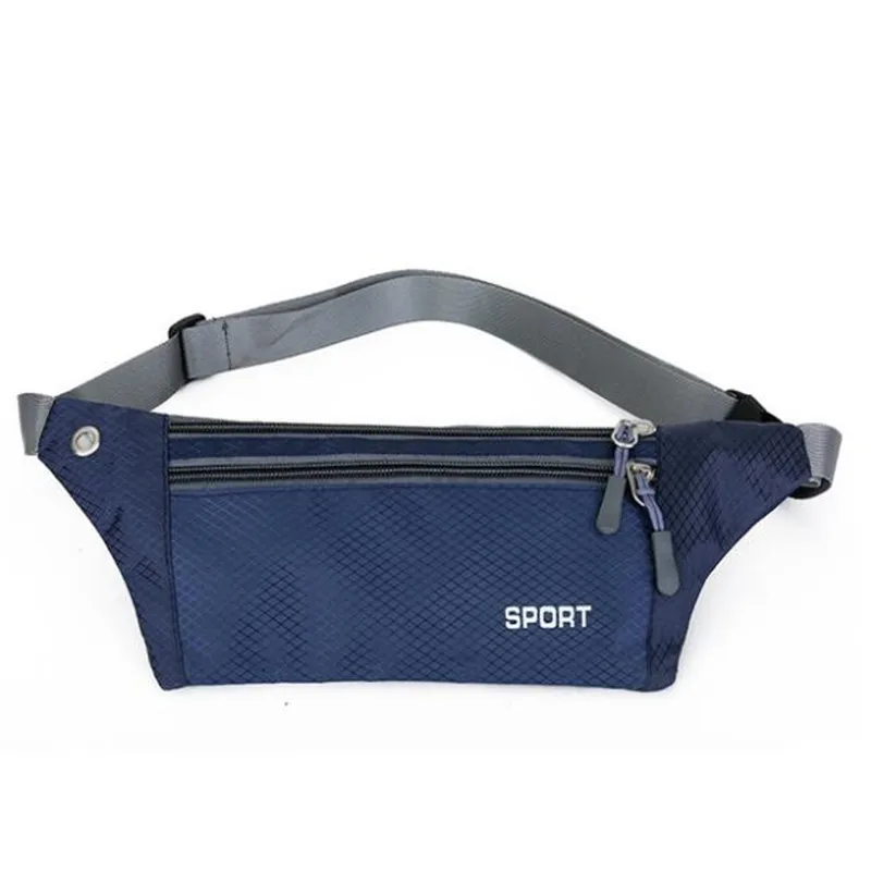 

Fashion Waist Bag Unisex Outdoor Sports Pockets Waterproof Slim Running Bag Multi-Function Mobile Phone Purse Motion Organizer