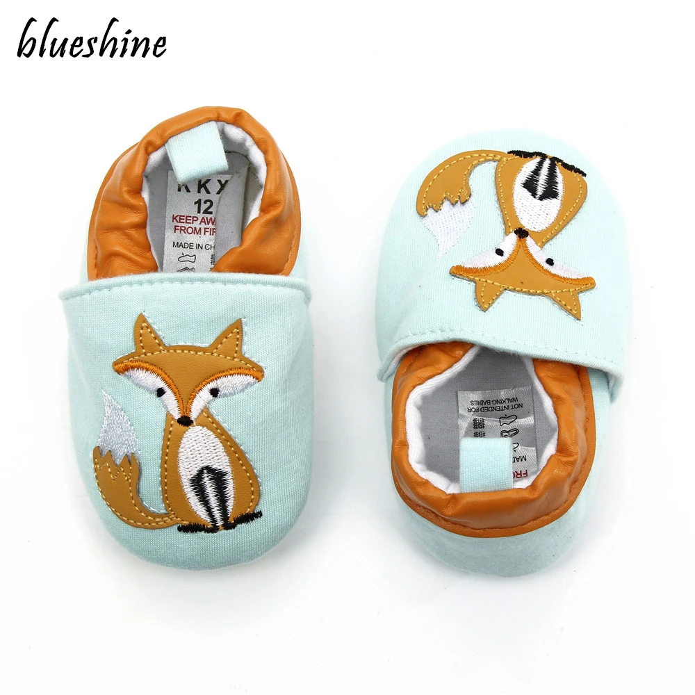 NEW Cotton Cloth First Walker Cartoon Fox Baby Boy Girls Shoes Bebe Toddler Moccasins 0-6 7-12 13-18M Non-slip Soft Bottom Shoes NEW Cotton Cloth First Walker Cartoon Fox Baby Boy Girls Shoes Bebe Toddler Moccasins 0-6 7-12 13-18M Non-slip Soft Bottom Shoes
