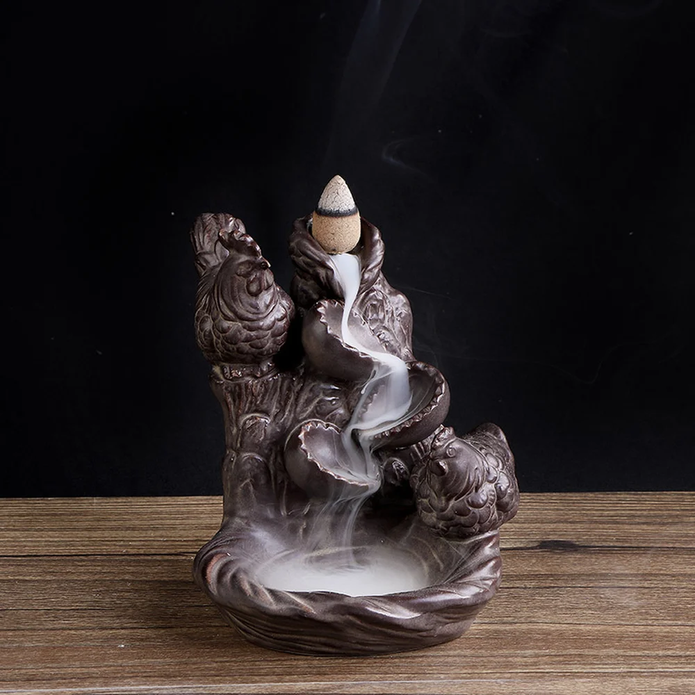Reverse Incense Furnace Ceramic Crafts Aromatherapy Home decoration