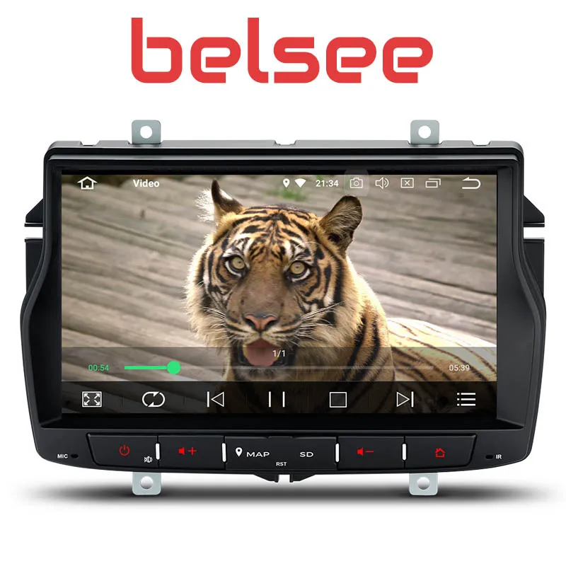 Clearance Belsee Android 8.0 Car Radio Octa Core PX5 Touch HD Screen GPS Navigation Auto Stereo Head Unit Multimedia No DVD for Lada Vesta 2