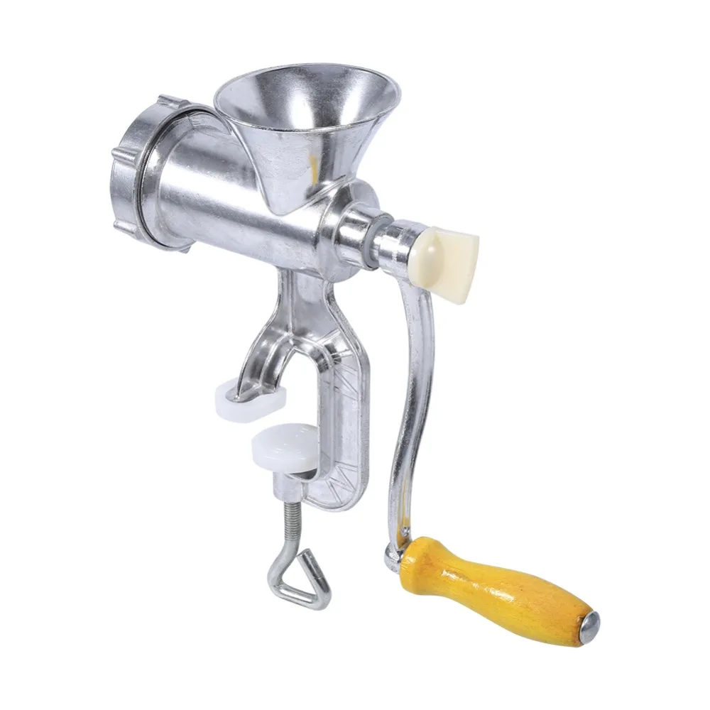 Hand Operate Kitchen Meat Grinder Aluminium Alloy Manual Meat Grinding