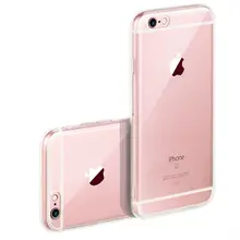 Clear For Apple Iphone 4 5 5S SE 6 6S Plus 7 Plus Cases Silicon TPU