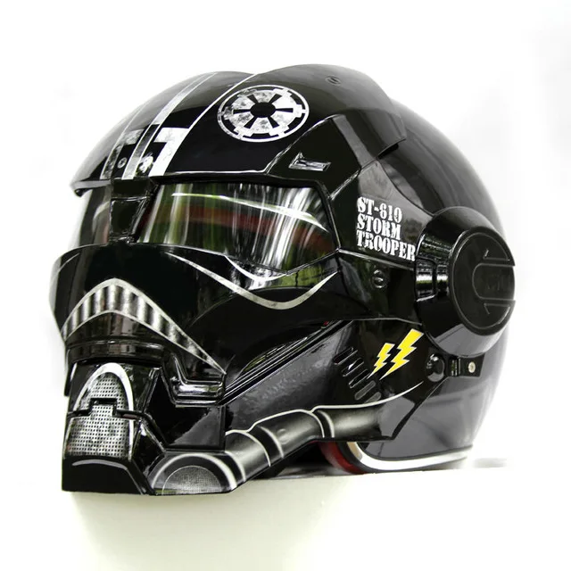 NEW Black Star Wars MASEI IRONMAN Iron Man helmet 