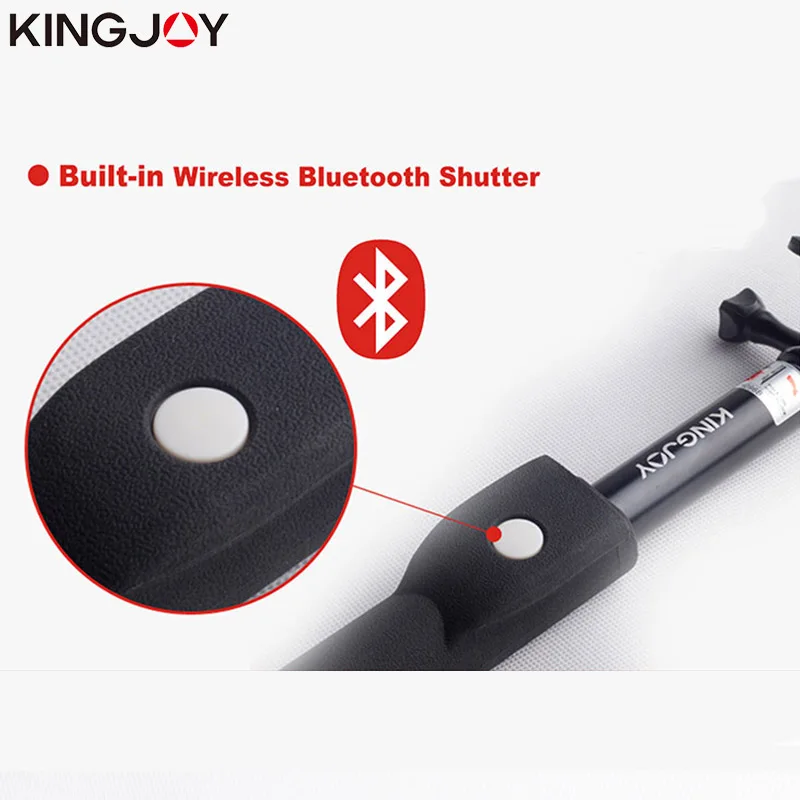 KINGJOY официальная селфи палка портативный Bluetooth 3,0 экшн видеокамера штатив для телефона смартфон Универсальный для Gopro камеры