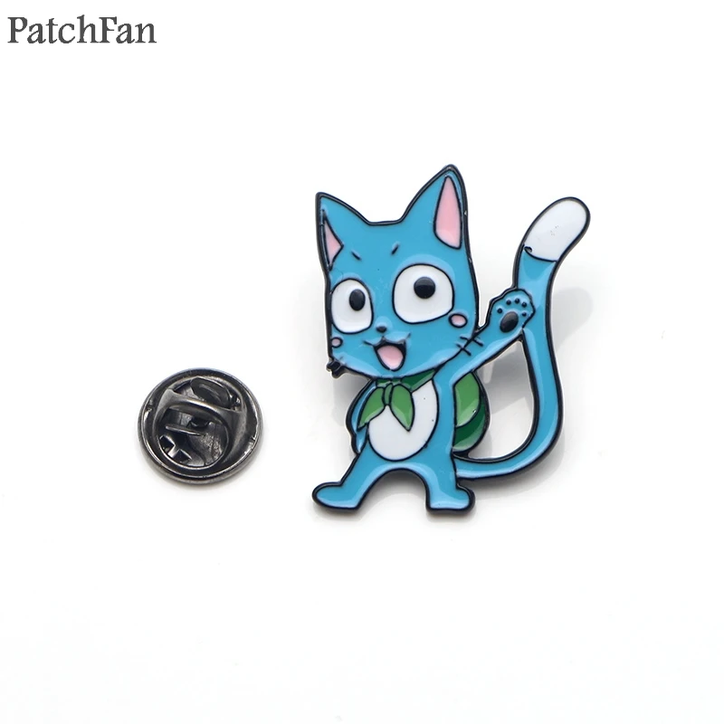 Patchfan Фея хвост цинк галстук DIY мультфильм забавные булавки рюкзак одежда броши для мужчин и женщин шляпа Декоративные значки медали A1500