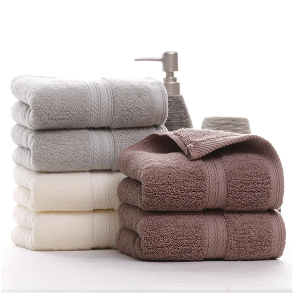 2018 New 10pcs Towel Cotton Large Hand Towels Multi Use for Bath Hand ...