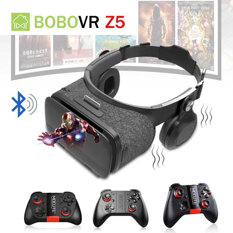 BOBOVR Z5 VR Bluetooth Headset Glasses Vibrator Head Mount font b Virtual b font font b