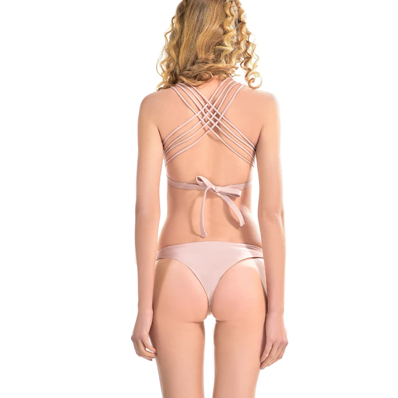 Женский сексуальный купальник бикини с заниженной талией и высокой