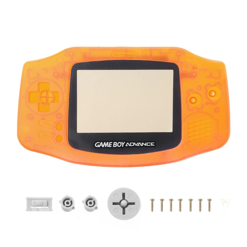 

2019 Hot Transparent Full Set Case Cover Frame Repair Parts Kit For Nintendo GameBoy Advance GBA