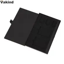 Прочные Практические Монослоя Алюминий 2 SD + 3TF Micro SD Карты Контактный Ящик Для Хранения Карты Памяти Чехол Держатель Protector