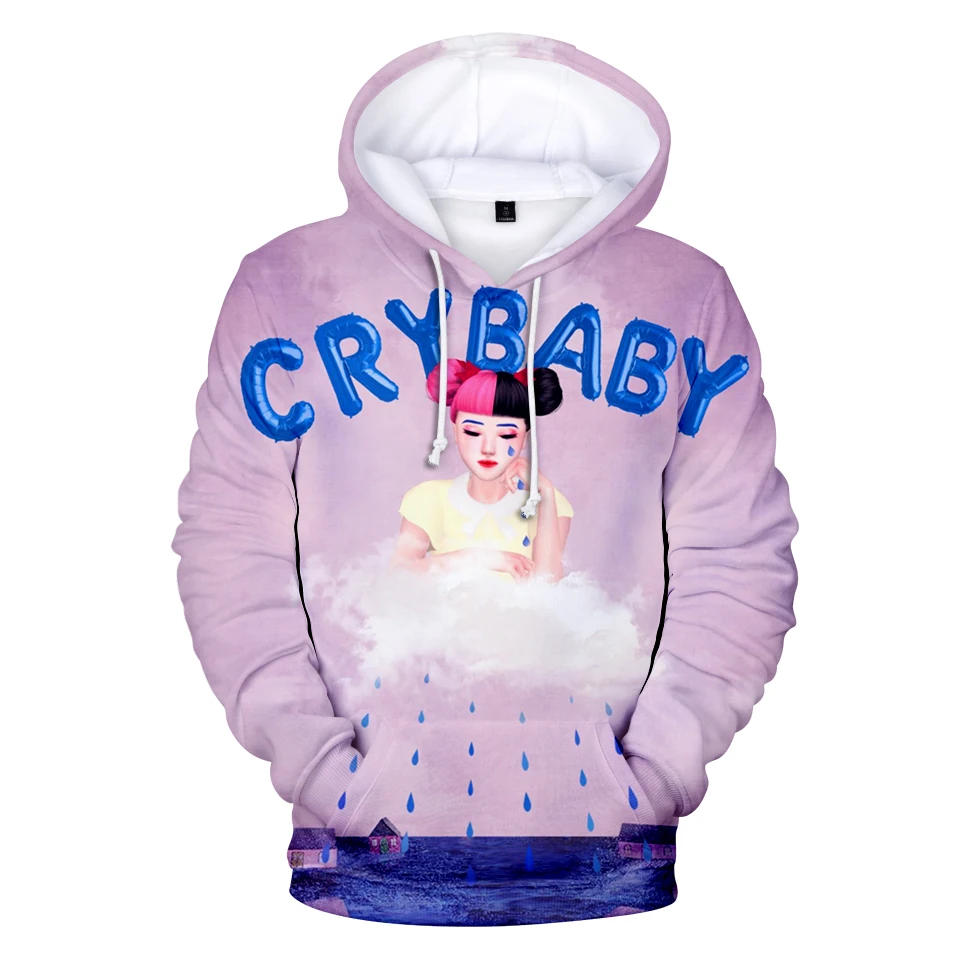 Spring 3D Hoodies MenWomen CRY BABY Sweatshirts Harajuku 3D Hoodies CRY BABY Fashion Print Warm Hoodie Long Sleeve Sweatshirts