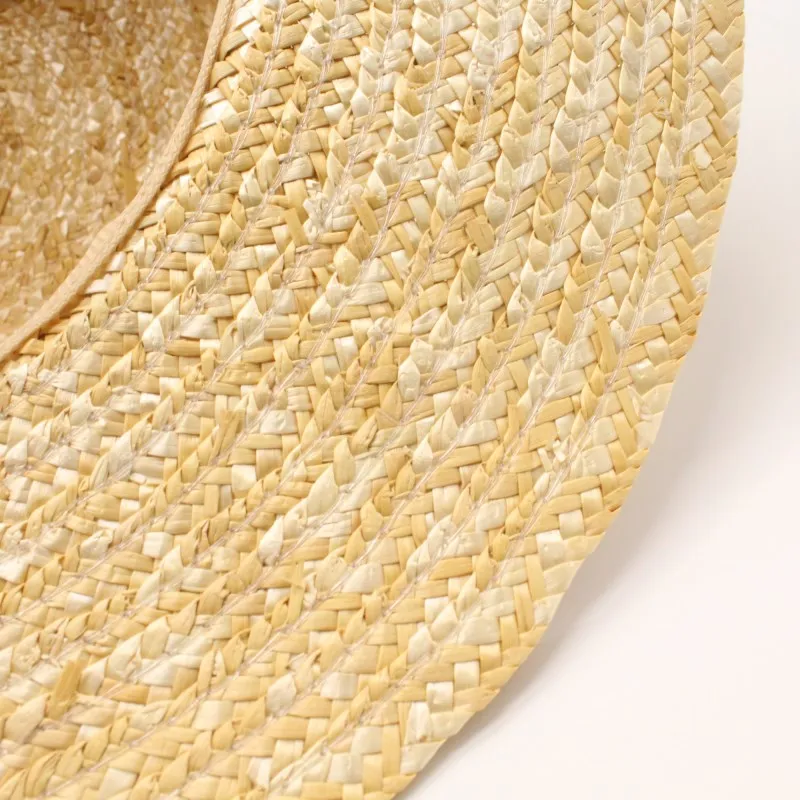 Женская спортивная шляпа от солнца летняя новая модная пшеничная шляпа, Панама для защиты от солнца пляжная лента для шляпы бант Морской стиль соломенная шляпа женская шапка