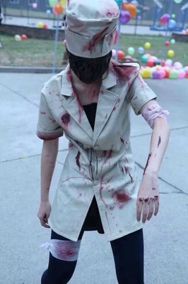 

Hot Selling Hallowmas /Party Role Paly Prop Clothing Silent Hill NURSE Uniform Suit Cosplay Costumes S-XL In Stock New Arrival