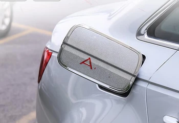 

Higher star ABS chrome car oil tank decoration cap,fuel tank protection cover,oil tank sticker for Audi A4L 2017-2018