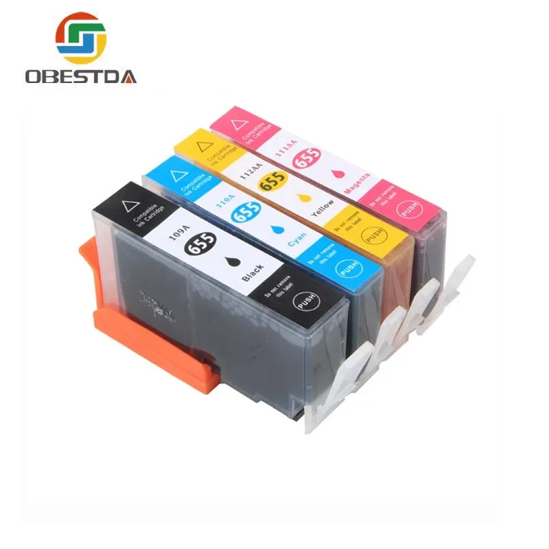 Obestda для HP 655 hp 655xl совместимый картридж с чернилами Замена 3525 5525 4615 4625 4525 6520 6525 6625