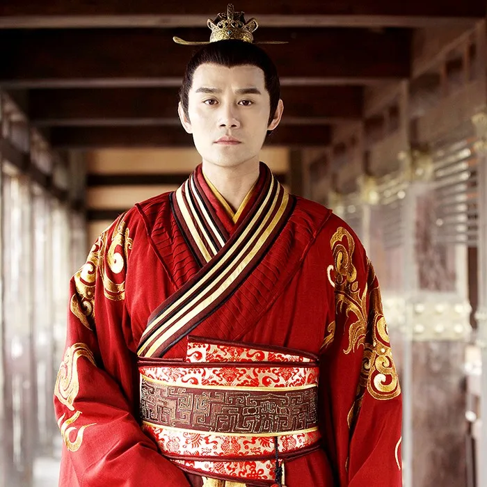 Красный свадебный костюм принца цзиня Императорский костюм ТВ плей Lang Ya Bang Nirvana in Fire мужской костюм Hanfu