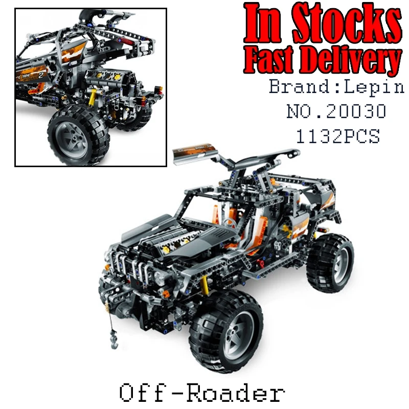 

Lepin 20030 1132Pcs Technic Ultimate Series The Off-Roader rc car-styling Model Building Blocks Bricks Toys for Children Gifts