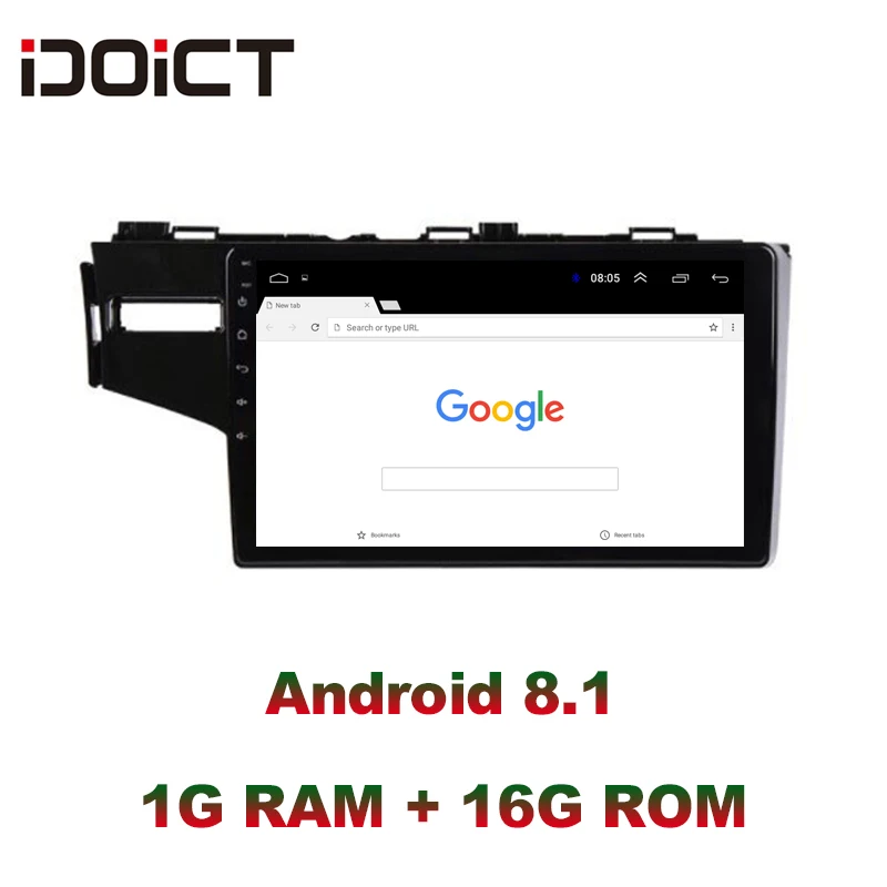 Flash Deal IDOICT Android 8.1 Car DVD Player GPS Navigation Multimedia For Honda Fit Jazz Radio 2014 2015 2016 2017  car stereo 3