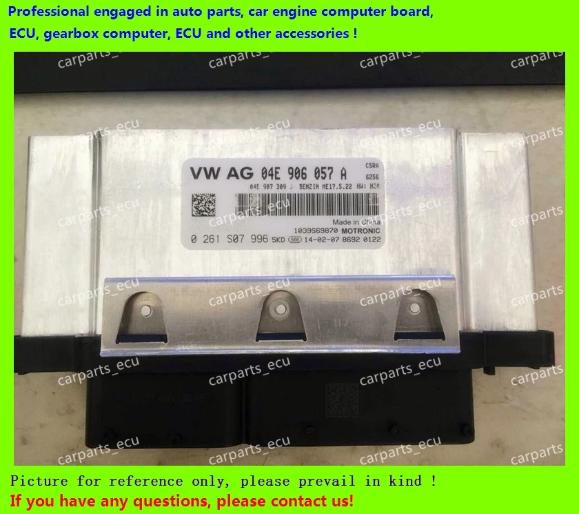 

For car engine computer board/VW Lavida ECU/Electronic Control Unit/04E906057A 0261S07996/03C906057BC 0261201745