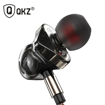 

QKZ CK10 Earphone 6 Units Balanced Armature BA Driver In-Ear Monitor Noise Cancelling Custom Earphone fone de ouvido auriculares