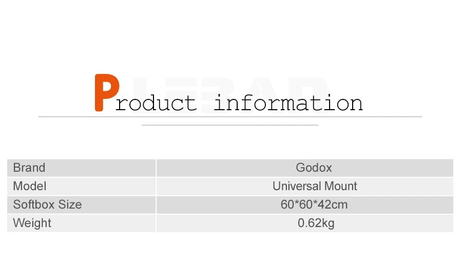 Godox 60x60 см 2" x 24" софтбокс Универсальное крепление софтбокс для универсального крепления студийной вспышки стробоскоп