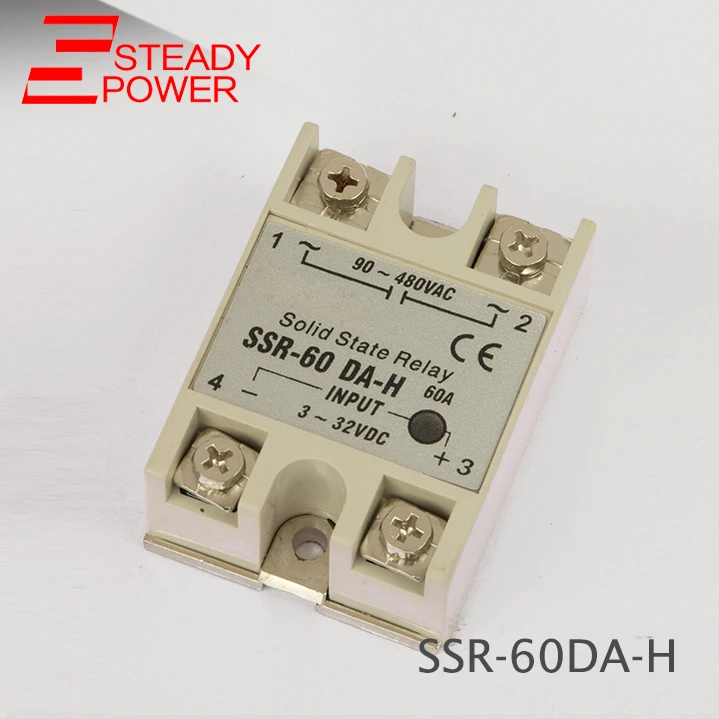 

Solid State Relay SSR-60VA 60DD 60DA 60AA actually 220V AC TO 24-380V AC 60A relay with comfortable price