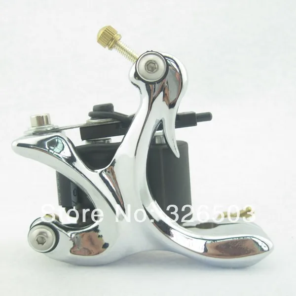 

One 10 Wrap Coils Aluminum Alloy Frame Tattoo Machine Gun For Kit Set Supply DTM02-C