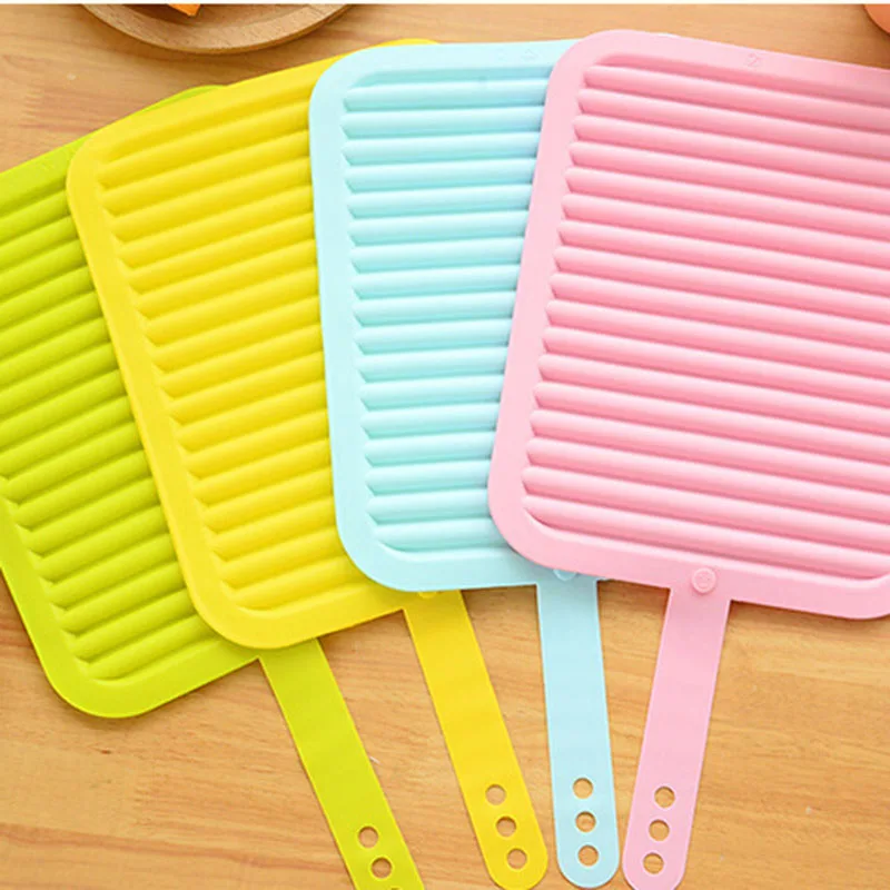 Silicone Non-slip Insulation Pad Tablemat Coasters Dishes Bowl Drain Mat Rack Holder Placemat Can Opener Kitchen Tray     (5)