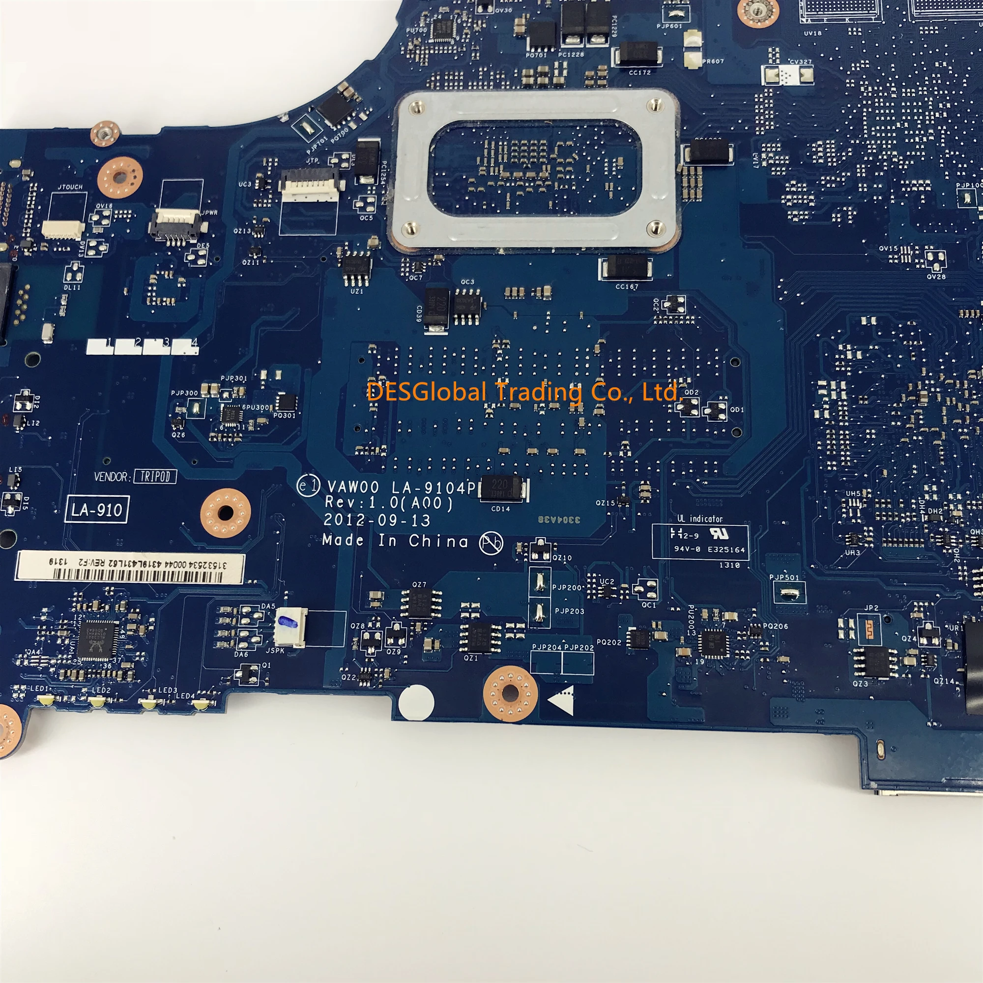 Para Dell inspiron 3521 15 5521 placa base SR109 1007U CPU DDR3 VAW00 LA-9104P CN-06H8WV 06H8WV 6H8WV placa base de computadora portátil de prueba 100% Para Dell inspiron 3521 15 5521 placa base SR109 1007U CPU DDR3 VAW00 LA-9104P CN-06H8WV 06H8WV 6H8WV placa base de computadora portátil de prueba 100%